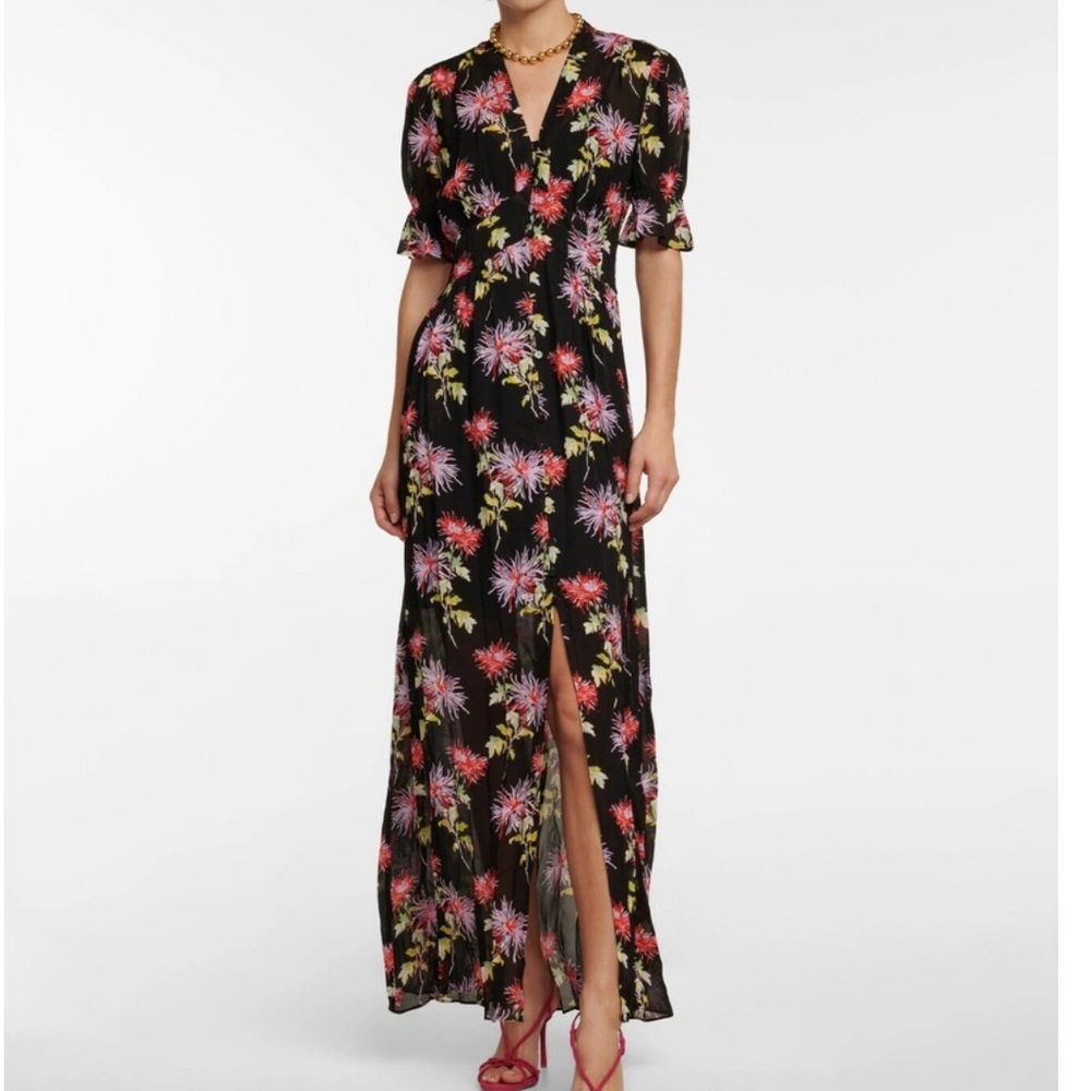 Diane Von Furstenberg Erica Floral Maxi Dress